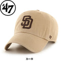 ’47 ( フォーティーセブン ) ’47 クリーンナップ サンディエゴ ・ パドレス | 帽子 | キャップ | 日よけ | シンプル | ロゴ | コットン | サイズ調整 | ユニセックス | ブラウン | カーキ | 14751152 | 14751153
