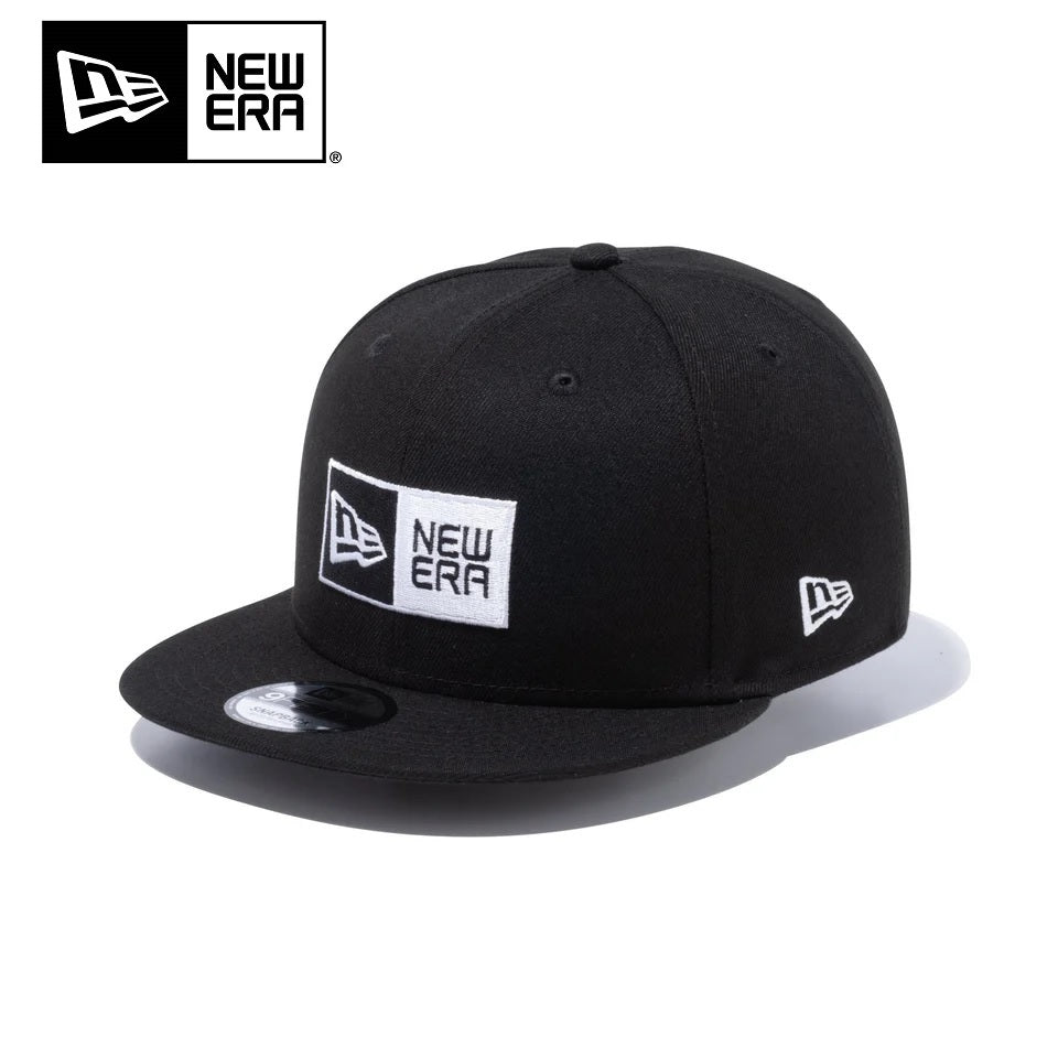 NEW ERA ( ニューエラ ) 9FIFTY ボックスロゴ ブラック × ホワイト M/L