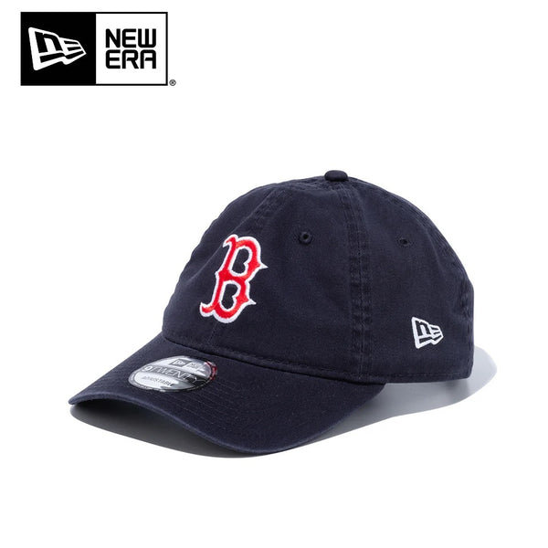 NEW ERA ( ニューエラ ) 9TWENTY ボストン ・ レッドソックス ウォッシュドコットン ネイビー × ラディアントレッド | 帽子 | キャップ | 日よけ | キャンプ | アウトドア | レジャー | 定番 | コットン | ユニセックス | 14525140 | にゅーえら