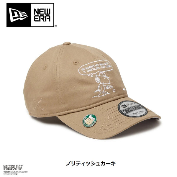 NEW ERA ( ニューエラ ) 9TWENTY On Par PEANUTS ピーナッツ クッキー ゴルフ | 帽子 | キャップ | スヌーピー | ユニセックス | コットン | 日よけ | シンプル | 刺繍 | にゅーえら | 14432183 | 14432182