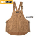GRIP SWANY ( グリップスワニー ) 【 GSV-04V2 】 FIREPROOF APRON VEST | ベスト | アウトドア | キャンプ | 釣り | レジャー | ウェア | トップス | 収納 | ポケット | エプロン | 2way | ぐりっぷすわにー