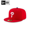 NEW ERA ( ニューエラ ) 59FIFTY MLBオンフィールド フィラデルフィア ・ フィリーズ ゲーム | 帽子 | キャップ | 日よけ | シンプル | ユニセックス | 速乾 | 定番 | 14524859 | ポリエステル | UVカット | にゅーえら