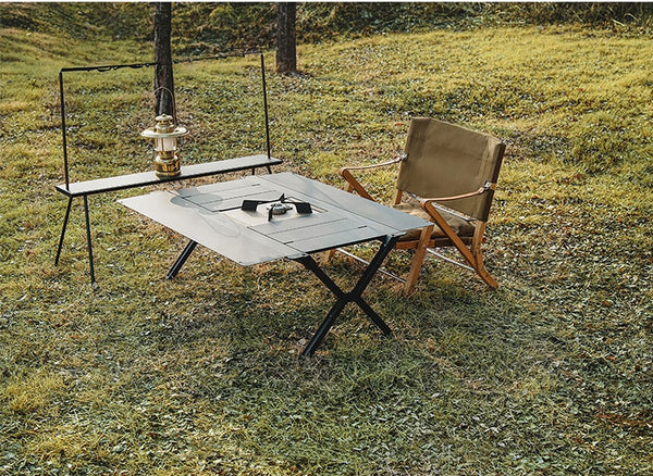 VERNE ( ベルン ) VST MAESTRO Ver2.0 SYSTEM TABLE | テーブル | ファミリーキャンプ | 大型テーブル | 大きめ | アウトドア | キャンプ | BBQ | シンプル | 黒色 | 便利 | 簡単 | 組立 | べるん