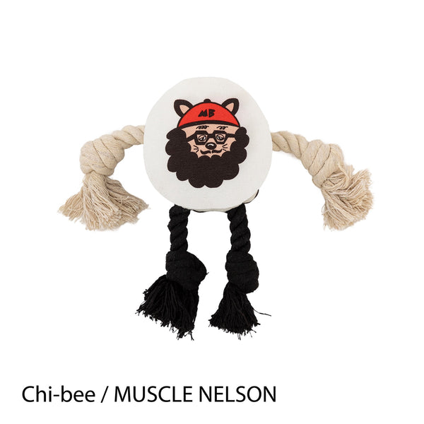 MANDARINE BROTHERS ( マンダリンブラザーズ ) Chi-bee CRAZY AWESOME ROPE TOY | おもちゃ | ロープ | 犬 | イヌ | 室内 | 屋外 | ストレス発散 | まんだりんぶらざーず