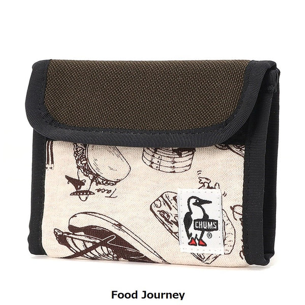 CHUMS ( チャムス ) トリフォルドウォレットスウェットナイロン Sax/Orange 財布 | ウォレット | 三つ折り財布 | コンパクト | 薄い | アウトドア | 旅行 | キャンプ | カジュアル | スウェット | 撥水