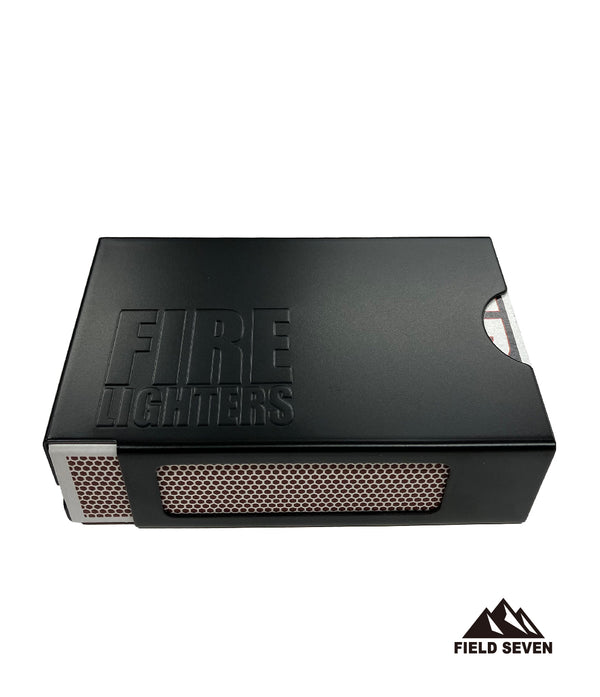 FIRELIGHTERS ( ファイヤーライターズ ) FIRELIGHTERS SLEEVE CASE matte black/ ファイヤーライターズ スリーブケース マットブラック 火起こし 焚き火 薪ストーブ キャンプ アウトドア | スウェーデン マッチ | Swedish Match