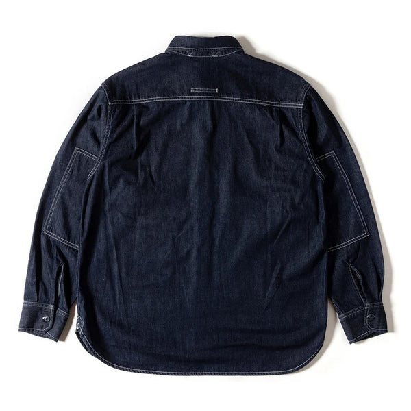 GRIP SWANY ( グリップスワニー ) 【 GSS-40 】 DENIM FIELD SHIRT シャツ | 長袖 | 長袖シャツ | アウトドア | キャンプ | トップス | アパレル | ワークテイスト | デニム | 武骨 | ポケット | 綿100%