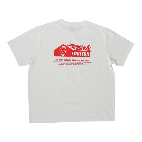 DULTON ( ダルトン ) DULTON T-SHIRT TOOL BOX | シャツ | 半袖シャツ | Tシャツ | 半袖Tシャツ | コットン100% | 7.7オンス | 普段着 | 作業着 | 夏服 | シンプル | バックプリント | T24-0866