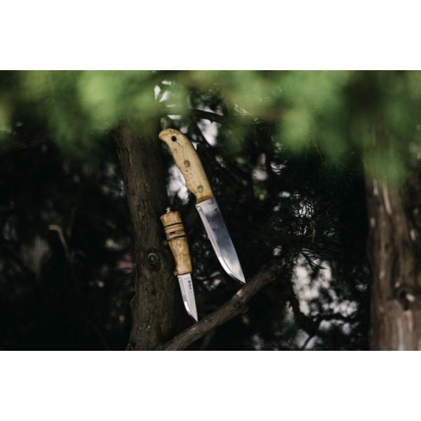 HELLE ( ヘレ ) トゥレ 2025 ジャパン エディション | 日本限定 | 白樺の皮 | ナイフ | 小型ナイフ | キャンプ | アウトドア | ネックナイフシース | ステンレス