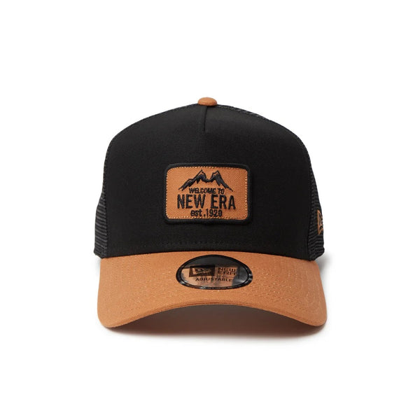 NEW ERA ( ニューエラ ) 9FORTY A-Frame トラッカー Duck Canvas | 帽子 | キャップ | メッシュ | サイズ調整 | 日よけ | キャンプ | ユニセックス | ダックキャンバス | 手洗い | コットン | ポリエステル | にゅーえら