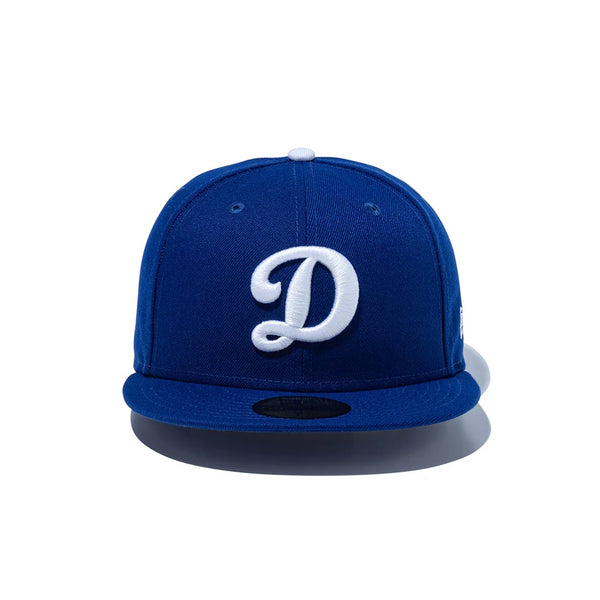 NEW ERA ( ニューエラ ) 59FIFTY ロサンゼルス ・ ドジャース Dロゴ ダークロイヤル × ホワイト | 帽子 | キャップ | 日よけ | キャンプ | アウトドア | レジャー | ユニセックス | コットン | ブルー | 定番 | 14525220 | にゅーえら