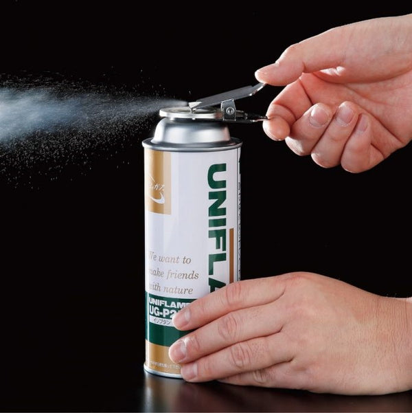 UNIFLAME ( ユニフレーム ) ガス抜きクリップ | ガス抜き | クリップ | カセットボンベ | クリップ式 | 穴あけ | 穴開け | マグネット | アウトドア | キャンプ | キッチン用品 | 便利 | 650103 | ゆにふれーむ