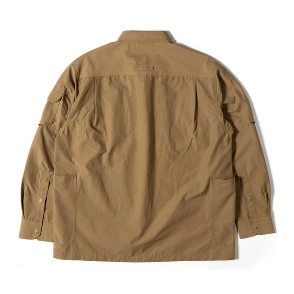 【 SALE 】GRIP SWANY ( グリップスワニー ) 【 GSMSH0016 】 GEAR POCKET SHIRT | シャツ | 長袖シャツ | アウトドア | レジャー | キャンプ | コットン | ナイロン | 綿 | ポケット | 大容量 | ぐりっぷすわにー