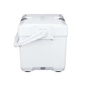 SHIMANO ( シマノ ) ユニフリーズ 20L | LT | クーラー | クーラーボックス | 保冷 | キャンプ | 釣り | アウトドア | レジャー | 水抜き | 内寸45cm | 定番 | Wライムグリーン | ロゴ | シンプル | 座れる | 両面開き | ハードクーラー