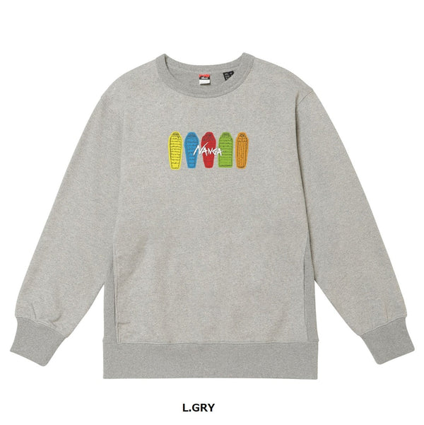 【 SALE 】NANGA ( ナンガ ) ECO HYBRID SWEATSHIRT ( SB PT ) エコハイブリッド スウェットシャツ スリーピングバッグプリント | スウェットシャツ | シャツ | 長袖シャツ | 裏毛 | 長袖 | トップス | ウェア | アパレル