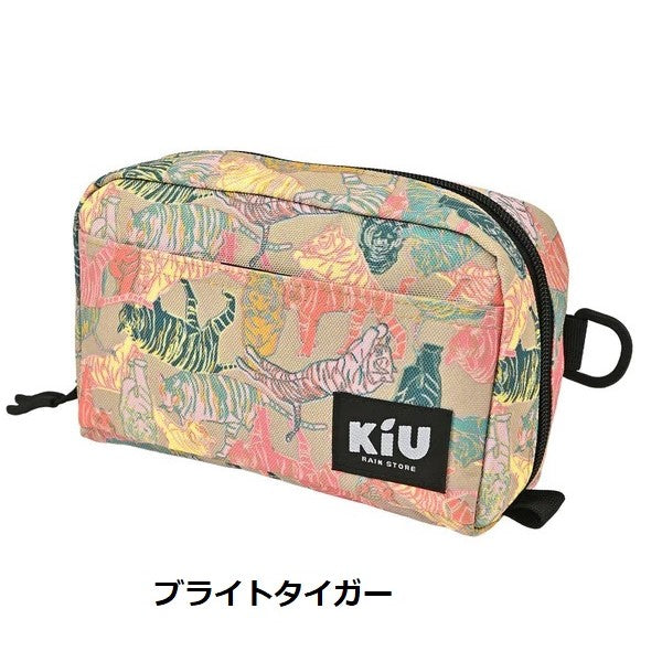 KiU ( キウ ) ウォーターリペレントポーチ L k293 | ポーチ | 撥水 | 防水 | トラベルポーチ | メイクポーチ | カラバリ | 可愛い | オシャレ | 旅行 | キャンプ | 通勤 | 通学 | 小物入れ | ポリエステル | Dカン付