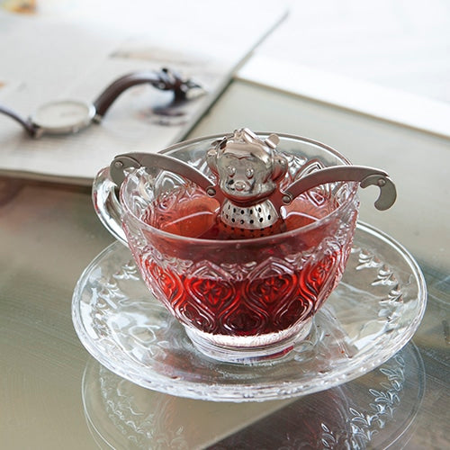 DULTON ( ダルトン ) GLASS CUP & SAUCER "FIORE" ガラス カップ & ソーサー " フィオーレ " レトロ | ホームパーティー | レトロ | 可愛い | プレゼント | A615-818 | だるとん