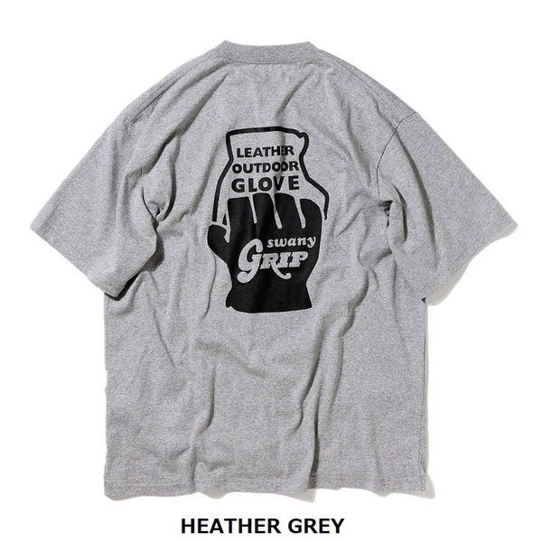 【 SALE 】GRIP SWANY ( グリップスワニー ) 【 GSMCT0010 】 GLOVE LOGO TEE | シャツ | 半袖シャツ | 半袖Tシャツ | Tシャツ | 夏服 | バックプリント | プリント | シンプル | ロゴ | ぐりっぷすわにー | トップス | アパレル