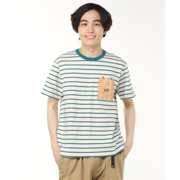 【 SALE 】CHUMS ( チャムス ) チャムリーズマーケットポケットTシャツ | トップス | Tシャツ | 半袖 | シャツ | バックプリント | プリントT | コットン | CH01-2517 | オシャレ | お出かけ | 夏服