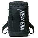 NEW ERA ( ニューエラ ) ボックスパック 32L プリントロゴ ブラック × ホワイト | バックパック | リュックサック | 通学 | 通勤 | 使いやすい | シンプル | 黒 | 靴収納 | PC収納 | 便利 | アウトドア | キャンプ | 14521362 | デイパック