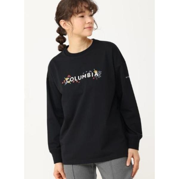 【 SALE 】Columbia ( コロンビア ) ウィメンズ ジプシーバード グラフィック ロングスリーブ クルー ロンT | レディース | アウトドア | 長袖 | 長袖シャツ | ウェア | トップス | レイヤードスタイル | ゆったり