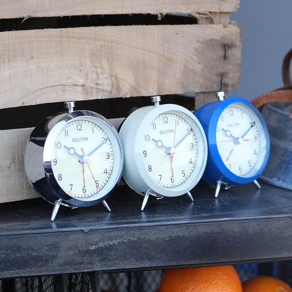 DULTON ( ダルトン ) アラーム クロック | 時計 | 置時計 | 可愛い | シンプル | 足付き | 無音に近い | ベル | 古典的 | オシャレ | インテリア | アラーム | 目覚まし時計 | 100-053Q | だるとん