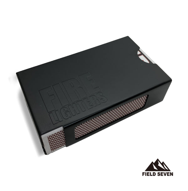 FIRELIGHTERS ( ファイヤーライターズ ) FIRELIGHTERS SLEEVE CASE matte black/ ファイヤーライターズ スリーブケース マットブラック 火起こし 焚き火 薪ストーブ キャンプ アウトドア | スウェーデン マッチ | Swedish Match