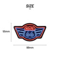 STICKER PACK ( ステッカーパック ) ルート66 ネオンサイン | ステッカー | すてっかー | SPL02008 | すてっかーぱっく | 車 | 貼る | ハードケース | ハードボックス | 収納ボックス | キャリーバッグ