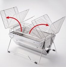 UNIFLAME ( ユニフレーム ) ユニセラ ウィング網 ( クリンプ ) アミ | 網 | アウトドア | キャンプ | 調理器具 |  開閉式 | 焼き網 | BBQ | 615591 | ゆにふれーむ