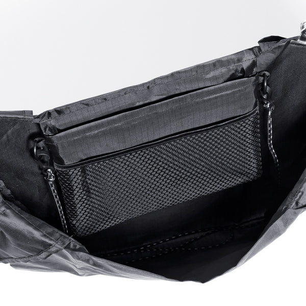 FIELDOG ( フィルドグ ) 2WAY サコッシュ & エコバック BLK | 1つ2役 | 行きは "サコッシュ" でお出かけ、帰りは "エコバッグ"