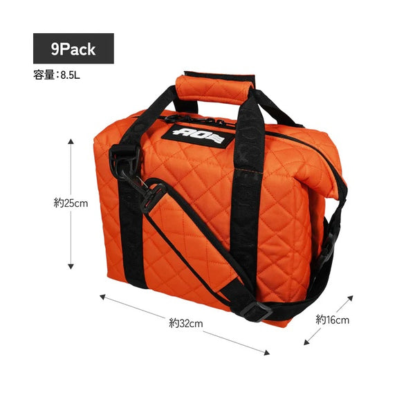 AO Coolers ( エーオークーラーズ ) 9パック キルティングキャンバス ソフトクーラー | クーラー | クーラーバッグ | お弁当 | ピクニック | キャンプ | 保冷 | 保冷バッグ | アウトドア | レジャー | 行楽 | ゴルフ
