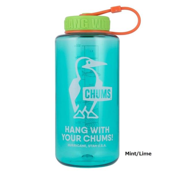 CHUMS ( チャムス ) ブービーボトル1000ml | 食器 | キッチン用品 | 水筒 | 耐熱性 | 耐久性 | 食洗機OK | アウトドア | キャンプ | レジャー | 持ち運び | 1000ml | CH62-2125 | ボトル | 目盛り付 | ちゃむす