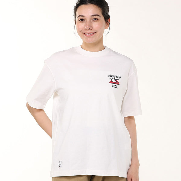 【 SALE 】CHUMS ( チャムス ) アイムアブービーバードTシャツ | トップス | Tシャツ | シャツ | 半袖シャツ | 半袖 | オーバーサイズ | プリントT | コットン100% | バックプリント | CH01-2524 | 型崩れしにくい | キャンプ | お出かけ | レジャー | オシャレ | アウトドア
