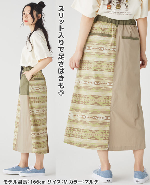 KRIFF MAYER( クリフメイヤー )総柄クライミングベイカースカート LADYS 2255115L