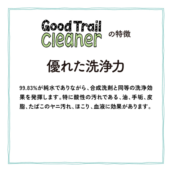 asobito ( アソビト ) 水がいらないGood Trail Cleaner | クリーナー | abo-20 | 洗浄 | 消臭 | 除菌 | 登山 | キャンプ | ハイキング | お出かけ | 水がいらない | 小型ボトル | アルカリイオン水 | スプレー