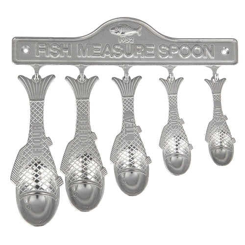 DULTON ( ダルトン ) ALUMINUM FISH MEASURING SPOON SET アルミニウム フィッシュ メジャーリング スプーン セット | 計量スプーン | スプーン | セット | カトラリー | 魚型 | 100-029 | アルミ | インテリア | オシャレ | プレゼント