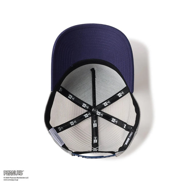 NEW ERA ( ニューエラ ) 9FORTY A-Frame トラッカー PEANUTS ピーナッツ アーチロゴ ゴルフ | 帽子 | キャップ | ユニセックス | サイズ調整 | キャップ | 日よけ | スヌーピー | スナップバック | メッシュ | ポリエステル | にゅーえら | 14432173 | 14432172