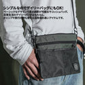 KZM OUTDOOR( カズミ アウトドア )エッセンシャルサコッシュバッグ  キャンプ用品 アウトドアポーチ 収納ケース 収納バッグ 小物入れ マルチ収納 おしゃれ キャンプ