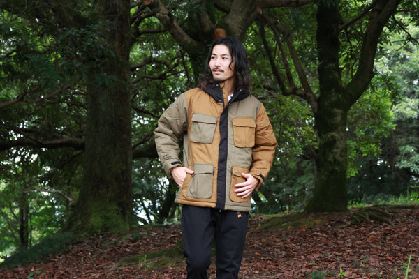 KRIFF MAYER×FIELD SEVENコラボ企画 HINOKOライトフーディングジャケット 2315103F