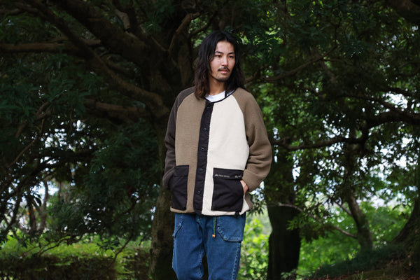 KRIFF MAYER×FIELD SEVENコラボ企画 HINOKOフリーススノーカラージャケット 2315104F