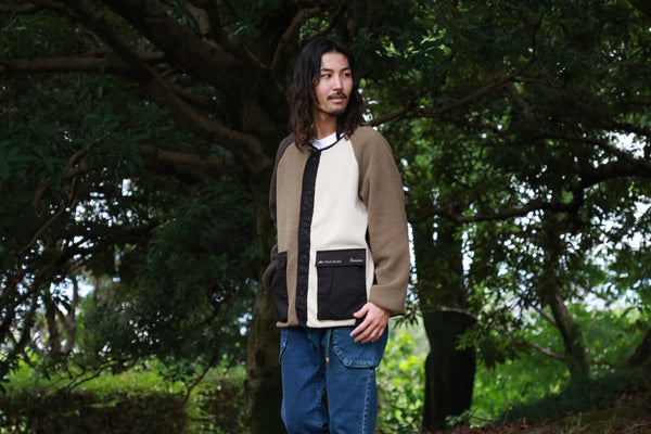 KRIFF MAYER×FIELD SEVENコラボ企画 HINOKOフリーススノーカラージャケット 2315104F