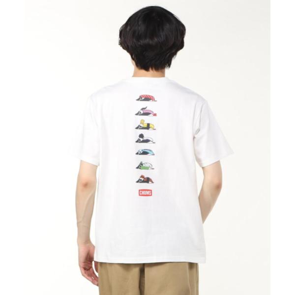 【 SALE 】CHUMS ( チャムス ) ブービースシフレンズTシャツ | トップス | Tシャツ | 半袖シャツ | 半袖 | 夏服 | 寿司 | グラフィックTシャツ | ユニーク | バックプリント | プリントT | ワンポイント | CH01-2521 | ウェア | アパレル | コットン