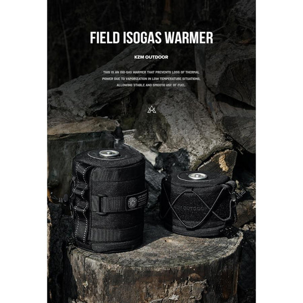 KZM OUTDOOR( カズミ アウトドア )フィールド イソガス ウォーマー450 ISOGAS WARMER  高密度ポリエステル バーベキューコンロ お手入れ簡単 キャンプ用品 コンパクト K24T3Z03