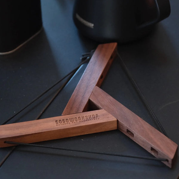 5050WORKSHOP ( フィフティフィフティワークショップ ) TRI COASTER | コースター | コーヒー | アウトドア | キッチン用品 | コンパクト | キャンプ | シンプル | 木製コースター | ドリッパーホルダー