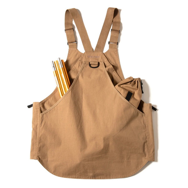 GRIP SWANY ( グリップスワニー ) 【 GSV-04V2 】 FIREPROOF APRON VEST | ベスト | アウトドア | キャンプ | 釣り | レジャー | ウェア | トップス | 収納 | ポケット | エプロン | 2way | ぐりっぷすわにー