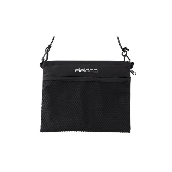 FIELDOG ( フィルドグ ) 2WAY サコッシュ & エコバック BLK | 1つ2役 | 行きは "サコッシュ" でお出かけ、帰りは "エコバッグ"
