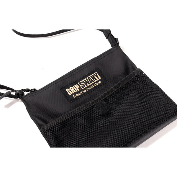 GRIP SWANY ( グリップスワニー ) 【 GSMB0036 】 GS SACOCHE | サコッシュ | アウトドア | レジャー | キャンプ | PUシート | ポリエステル | マチ | ハイキング | お出かけ | 散歩 | 便利 | ぐりっぷすわにー