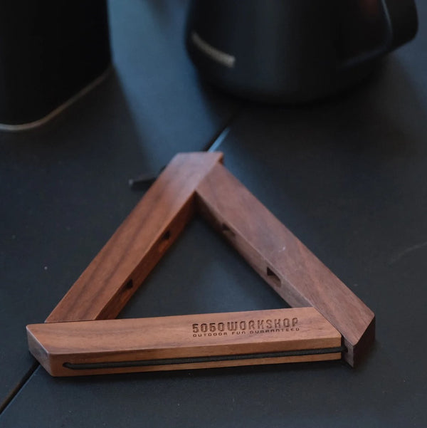 5050WORKSHOP ( フィフティフィフティワークショップ ) TRI COASTER | コースター | コーヒー | アウトドア | キッチン用品 | コンパクト | キャンプ | シンプル | 木製コースター | ドリッパーホルダー