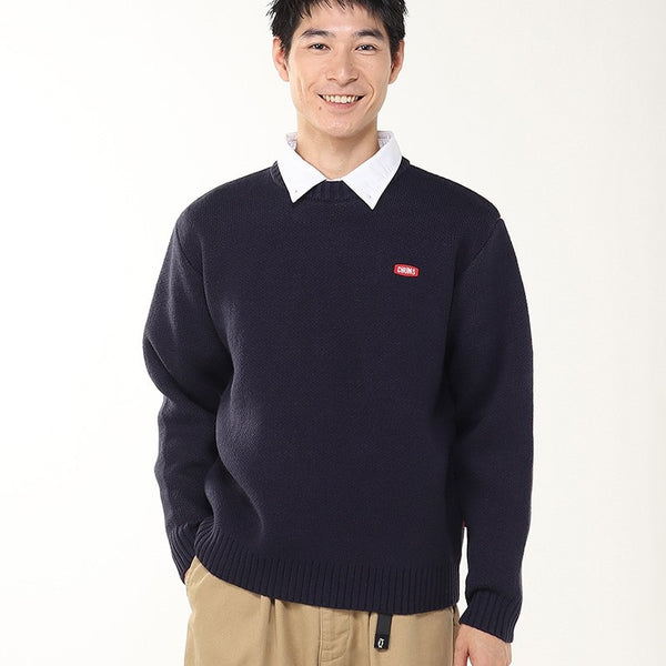 CHUMS ( チャムス ) ビッグブービーニットクルートップ | ニット | セーター | トップス | ロゴ | ブービーバード | 柔らかい | チクチクしにくい | 冬服 | 秋服 | オシャレ | アウトドア | お出かけ | レジャー | CH02-1247 | ちゃむす