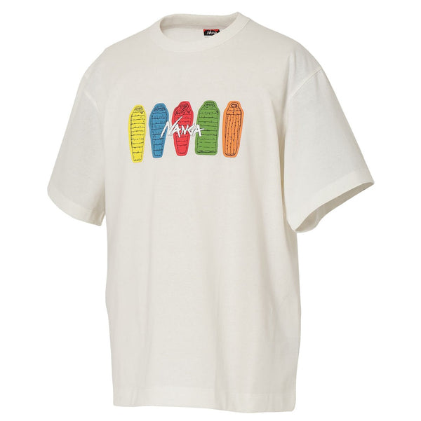 【 SALE 】NANGA ( ナンガ ) ECO HYBRID TEE ( SB PT ) エコハイブリッドティー | Tシャツ | 半袖 | アウトドア | コットン | 寝袋 | シュラフ | デザイン | 可愛い | なんが | N0003700 | 万能 | シャツ | トップス